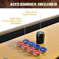 Barrington Shuffleboard Urban Collection 9' Shuffleboard Table — PVC-Laminated Finish with Puck Set & Accessories, Ideal for Family Game Rooms(m-7)