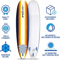 Wavestorm Classic 8ft Soft-Top Surfboard(m-4)