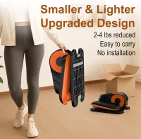 VIVURN 028 Under-Desk Elliptical — 12-Speed, 5-Mode Motorized Leg Trainer for Seated Use, Low-Noise for Home & Office(m-7)