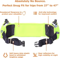 No.1 Hydration Belt by Runtasty - Premium Running Fuel Belt with 2 BPA-Free 10 oz Bottles, Tilt-Up Touchscreen Pocket, Universal iPhone Fit, Runners Ebook & No-Bounce Design(m-2)