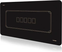 YUZPKRSI 70 x 35 Inch Waterproof Texas Hold'em Poker Mat - Water-Repellent 8-Player Table Top, Portable Poker Topper with Reinforced Carry Bag(m-1)