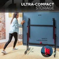 STIGA Advantage Series Table Tennis Tables - 13/15/19/25mm Tops, 10-Min QuickPlay Assembly, Playback Mode — Recreational to Tournament(m-3)