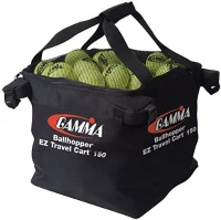 GAMMA Sports EZ Travel Cart – Portable Tennis, Pickleball & Padel Ball Hopper with Foldable Compact Design, Lightweight Durable Frame, Compatible EZ Bags, 150 or 250-Ball Capacity, Premium Carrying Case Included(m-4)