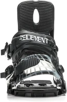 5th Element Summit Stealth Men's Snowboard Bindings — Universal Mounting Disc & Hardware for New or Replacement Boards, Beginner–Intermediate(m-7)