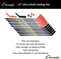 Champion Sports Ultra Shaft Hockey Set(m-2)