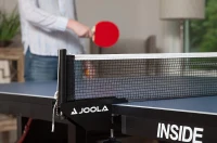 JOOLA Inside Professional 9x5 ft MDF Indoor Ping Pong Table – 25 mm Tournament-Thickness Top, Quick-Clamp Net & Post, 10-Min Assembly, Foldable Playback Mode(m-11)