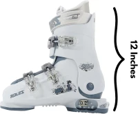 Roces IDEA UP Adjustable Kids Ski Boots — Youth & Toddler Expandable Downhill Boots (Size 22.5–25.5) for Girls & Boys(m-6)