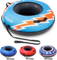 GoSports 44-Inch Heavy-Duty Snow Tube — Commercial-Grade Winter Sled with Durable Canvas Cover (Choose Your Style)(m-1)