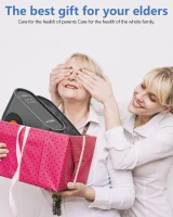 PUTNEN Under-Desk Elliptical Trainer (Gray) — Portable Quiet Seated Pedal Exerciser with Remote, 10-Speed Adjustable for Seniors(m-7)