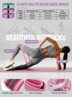 Thick 8mm High-Density Yoga Mat Set for Beginners – Multi-Loop Strap, Blocks, Resistance Bands, Door Anchor, Booty Bands & Carry Bag(m-5)