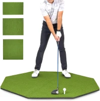 GoSports Elite Golf Hitting Mat – Commercial-Grade Turf Driving Range Mat for Indoor/Outdoor Practice, Golf Simulators (Multiple Sizes & Thicknesses)(m-1)