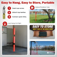 Jukestir Only Punching Bag with Dynamic Motion — Patented Reflex Training Bag for Boxing, MMA and Cardio Conditioning(m-9)