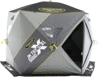 CLAM 14471 Jason Mitchell X5000 9 ft Thermal Hub Shelter - Portable 4-6 Person Ice Fishing Tent with Anchors and Carry Bag(m-1)