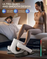 HJDFGSS Under-Desk Elliptical Machine — Electric Seated Pedal Exerciser for Leg Rehabilitation, 10-Speed, White(m-6)