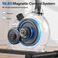 Niceday Heavy-Duty Recumbent Exercise Bike for Home – Magnetic Resistance, Smart App Compatible, LCD Monitor, Heart-Rate Handles, 400lbs Capacity(m-3)