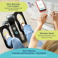 Cubii Move Under-Desk Elliptical — Compact Seated Pedal Exerciser with Adjustable Workout Levels for Adults & Seniors(m-3)