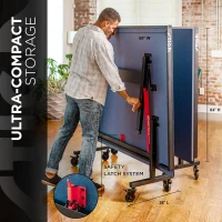 STIGA Advantage Series Table Tennis Tables – 13/15/19/25 mm Tops, QuickPlay 10-Minute Assembly, Playback Mode, Lockable 4"" Casters(m-5)