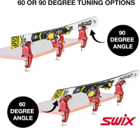 Swix T149-50 Ski Vise — Adjustable 50mm Jaw Clamps for Waxing and Tuning Alpine & Downhill Skis(m-4)