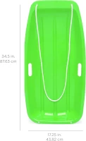 Best Choice Products Kids 35in Plastic Toboggan — Dual Handles & Nose Pull Rope(m-6)