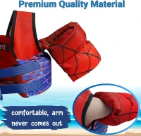 Toddler Floaties Swim Vest for Kids (22–66 lbs) — Arm Wings with Shoulder Harness, Baby Swim Trainer for Ages 2–7(m-3)