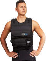 RUNmax Adjustable Weighted Vest (20–150 lbs) with Optional Shoulder Pads — Unisex Training & Rucking Vest(m-2)