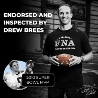 Youth Junior & Peewee Football with 10 Passing Routes — Leather Kids Football (Junior & Peewee Sizes) Endorsed by Drew Brees, Great for Ages 6–12(m-4)