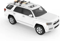YAKIMA FatCat EVO 4 Roof Rack - Holds 4 Pairs of Skis or 2 Snowboards, Universal Mount with Expandable DoubleJoint Hinge and Integrated SKS Locks(m-8)