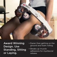 ROLL Recovery R8 Plus Deep Tissue Massage Roller (Alpine White) - Adjustable Intensity(m-5)
