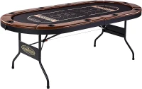 Barrington Poker Folding Table & Tabletop Collection — Padded Casino-Style Rail with Felt Play Surface for Texas Hold'em (Multi-Style)(m-1)