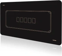 YUZPKRSI 47 x 24 Inch Texas Hold'em Poker Mat — 6-Player Water-Repellent Rubber Table Topper with Thick Carrying Bag(m-1)