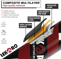 LEKÄRO Freestanding Punching Bag with Stand, Heavy Kickboxing Bag and Gloves for Adults & Kids(m-5)