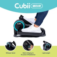 Cubii Move Under-Desk Elliptical — Compact Seated Pedal Exerciser with Adjustable Workout Levels for Adults & Seniors(m-4)