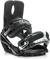 5th Element Summit Stealth Men's Snowboard Bindings — Universal Mounting Disc & Hardware for New or Replacement Boards, Beginner–Intermediate(m-5)