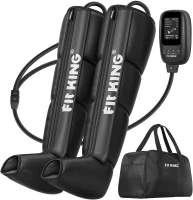 FIT KING Air Compression Recovery Boots (Large) - Sequential Dynamic Pressure System for Improved Circulation and Rapid Recovery(m-1)
