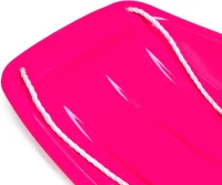 Best Choice Products 35in Kids Plastic Toboggan Sled with Front Pull Rope and Dual Handles(m-5)