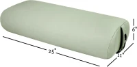 Hugger Mugger Standard Yoga Bolster - Firm Support with Eco-Vinyl Cover, Handcrafted(m-2)