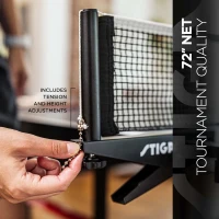 STIGA Advantage Series Table Tennis Tables – 13/15/19/25 mm Tops, QuickPlay 10-Minute Assembly, Playback Mode, Lockable 4"" Casters(m-6)