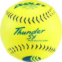 DUDLEY Slowpitch Softballs, 11-inch USSSA, Official Quality — Multiple 12-Count Options(m-1)