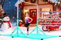 Marfula Portable Gymnastics Kip Bar for Children & Teenagers (Ages 3-25) - 5Ft/8Ft Base Length, 4Ft Width, 5Ft Adjustable - Club & Home Training(m-6)