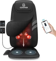 COMFIER Shiatsu Back Massager with App Control and Heat — Electric Chair Massage Pad with Adjustable Intensity and Seat Cushion for Office & Home, Ideal Gift for Mom and Dad(m-1)