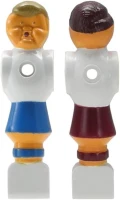 Set of 26 Old-Style Red and Blue Foosball Men(m-2)
