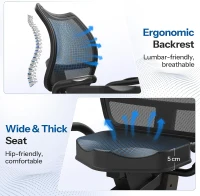 Niceday Heavy-Duty Recumbent Exercise Bike for Home – Magnetic Resistance, Smart App Compatible, LCD Monitor, Heart-Rate Handles, 400lbs Capacity(m-5)