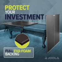 JOOLA Conversion Ping Pong Top with Net Set for Billiard & Pool Tables — Regulation 9x5 ft Top with Protective Foam and Optional Steel Frame(m-3)