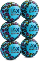 Lax Sak Soft Lacrosse Practice Balls — 1 to 120 Pack Options — Official Dimensions & Weight, Reduced Rebound for Gym and Field Use(m-3)