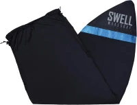 SWELL Adjustable-Length Wakesurf Board Sock with Padded Nose & Pocket — Wakeboard Cover, One-Size-Fits-All Surfboard Bag(m-2)