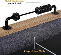 Barrington 9-ft Modern Industrial Shuffleboard Table — Compact, Durable with Accessories(m-4)