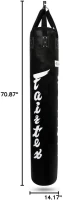 Fairtex HB6 6-Foot Banana Heavy Bag for Muay Thai, Boxing, Kickboxing & MMA - 14.17"" W x 70.87"" H(m-6)