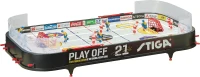 STIGA Play Off 21 Table-Top Rod Hockey Game — Classic Action with 2 Pucks Included(m-1)