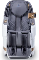 MassaMAX MT339 4D Full-Body Shiatsu Massage Chair Recliner with Electric Extendable Footrest, Zero Gravity, SL-Track, Deep Yoga Stretch, 15 Modes, AI Voice & Foot Rollers (White)(m-3)