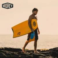 MOREY® Mach 7 Pro Bodyboard (2025 Model) — HDPE Slick Bottom, Embedded Rod, NXLPE Deck, Multiple Sizes(m-6)